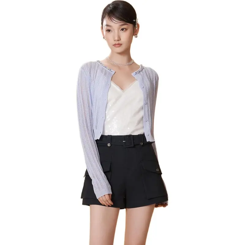 Caroline Knitwear Women's Light Blue-4