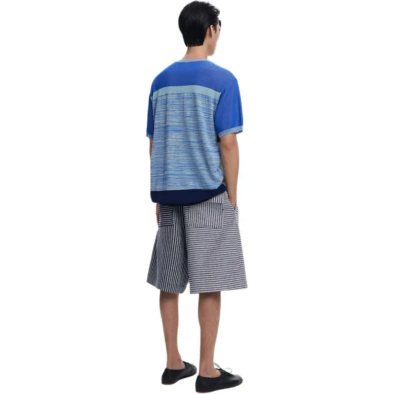 Desigual T Shirts Men Lake Blue-5