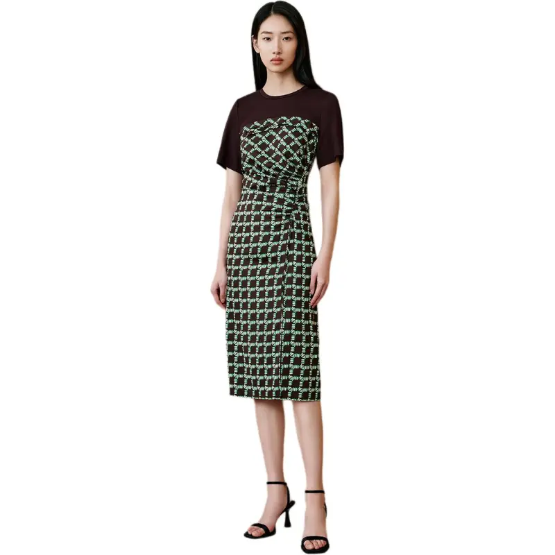 INSUN Short Sleeved Dress Women's-1