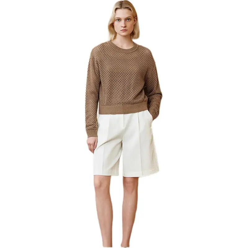 INSUN Shirts Women's Camel-1