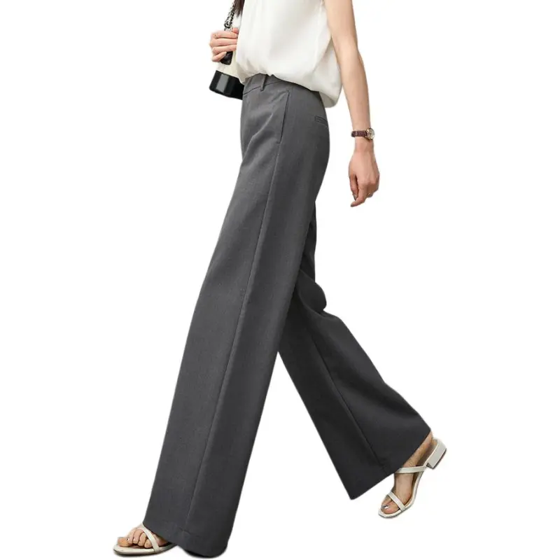 YALIDA Casual Pants Women's Gray-2