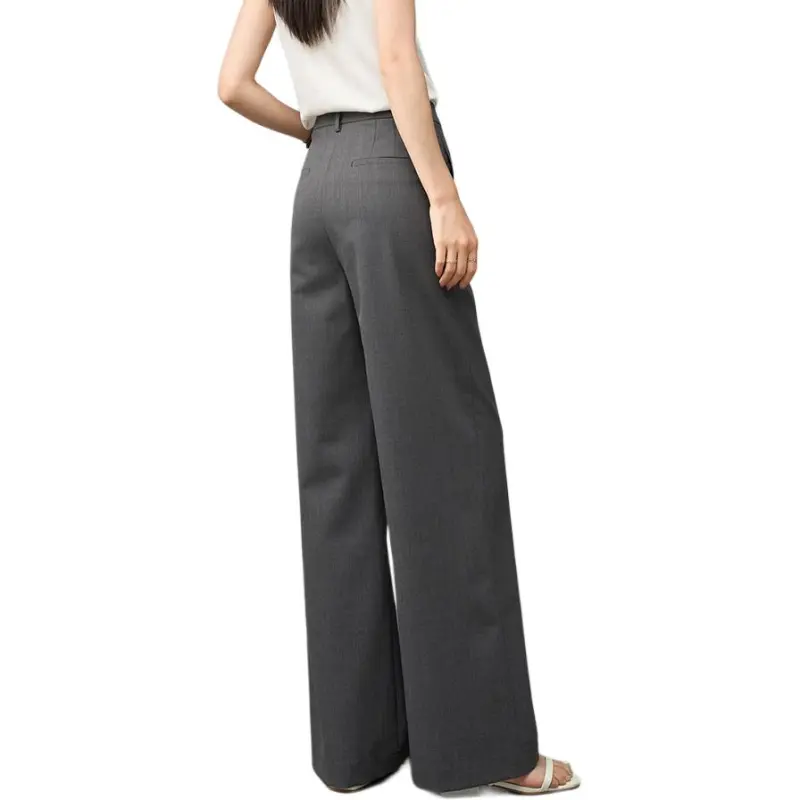 YALIDA Casual Pants Women's Gray-3
