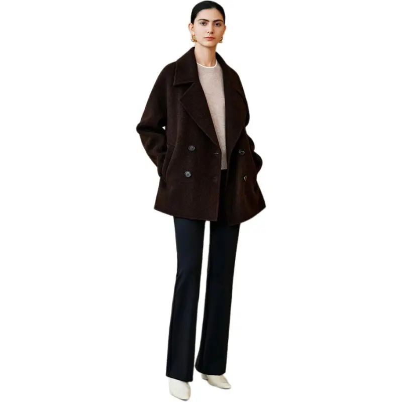 INSUN Cropped Coats Women's-2