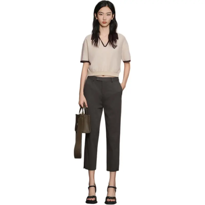 XG Casual Pants Women's Brown-3