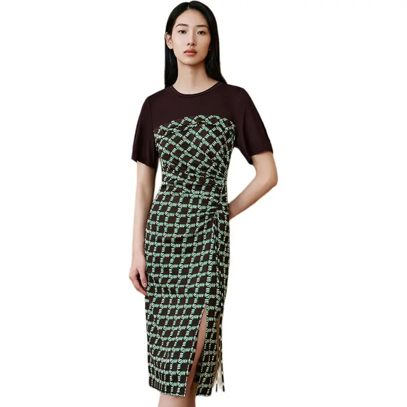 INSUN Short Sleeved Dress Women's-3