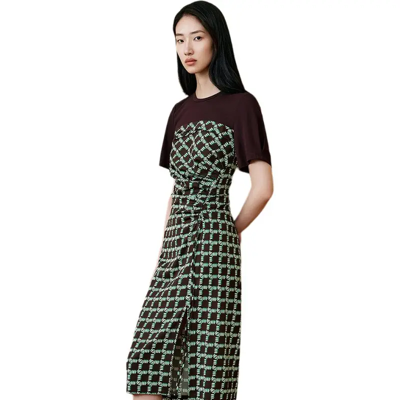 INSUN Short Sleeved Dress Women's-4