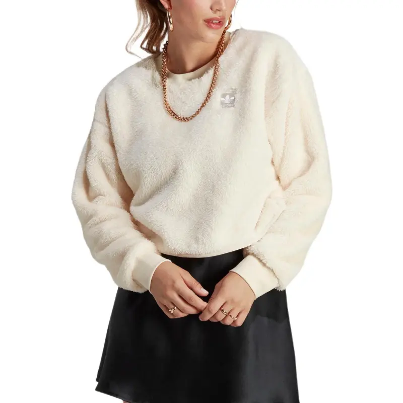 Adidas Originals Essentials+ Fluffy Teddy Sweater-2