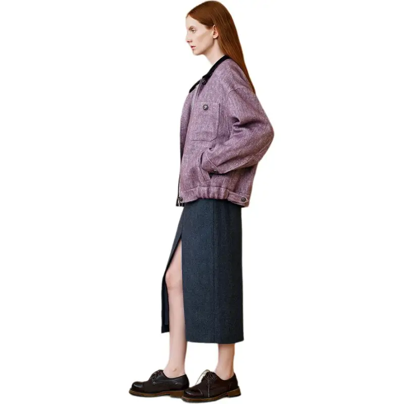 INSUN Jackets Women's Smoky Purple-3