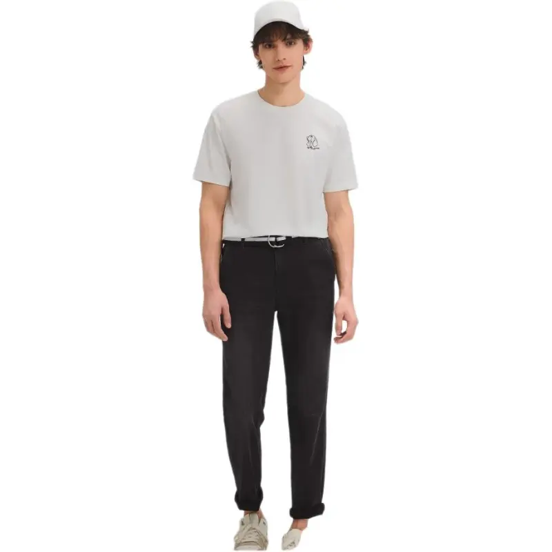 Hush Puppies Jeans Men Black Gray Denim-1