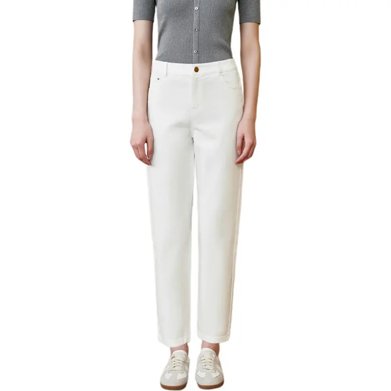 INSUN Jeans Women's White-1