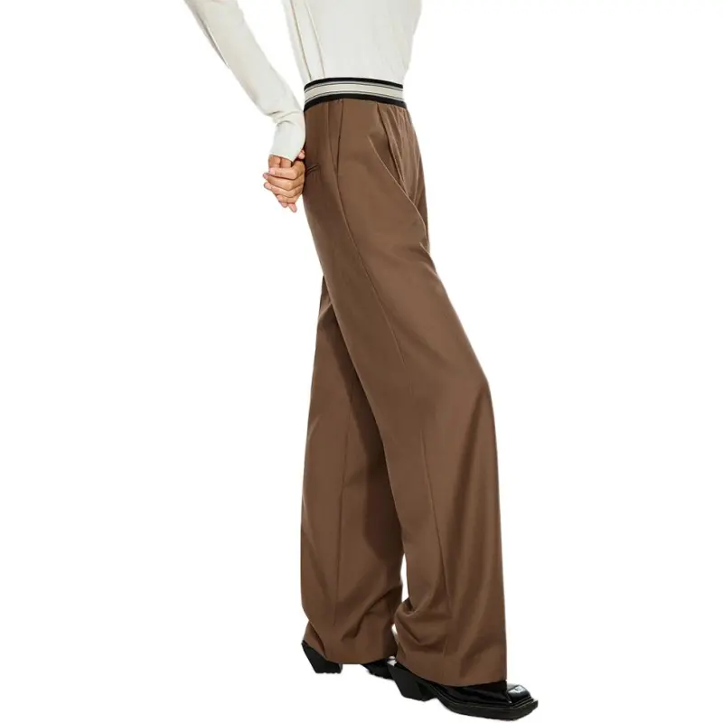 COVERINS Casual Pants Women's Khaki-4