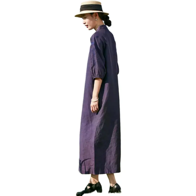 JIXIANGYUER Long Sleeved Dress Women's-4