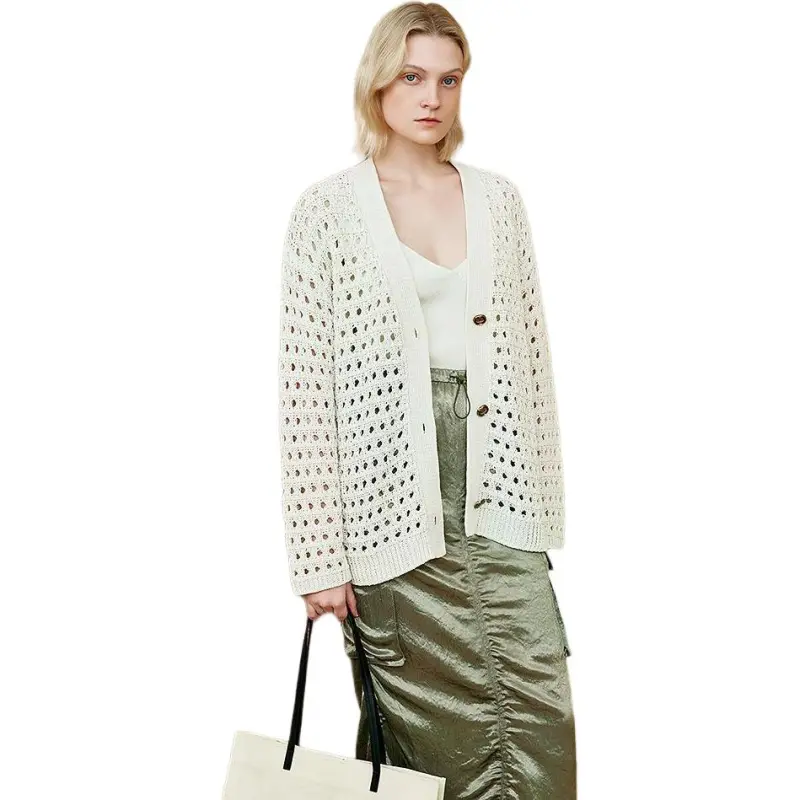 INSUN Knitwear Women's Ecru-3