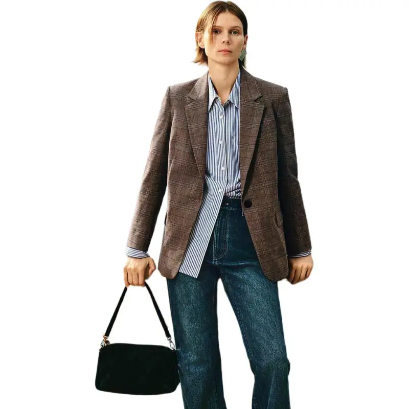 INSUN Business Suits Women's Khaki-3