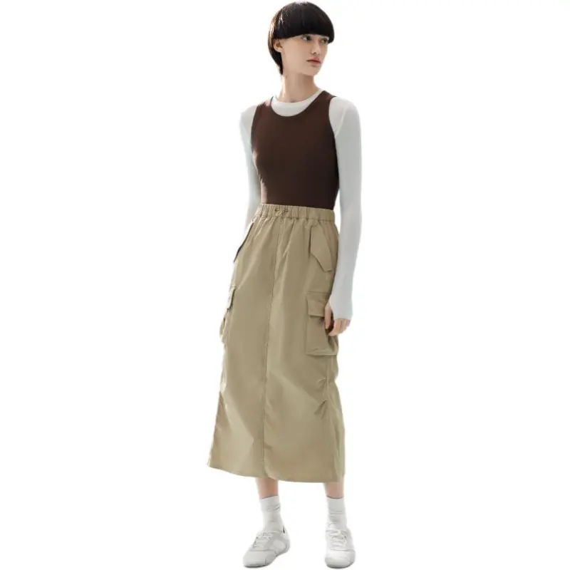 Bananain Casual Long Skirt Women's-3