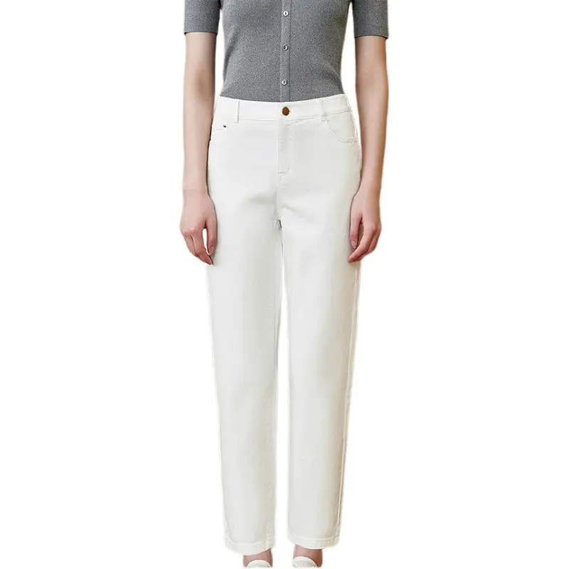 INSUN Jeans Women's White-2