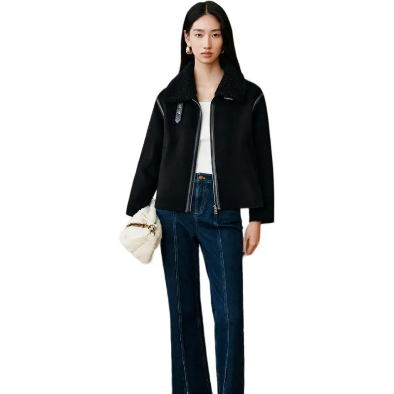 INSUN Jackets Women's Black-3