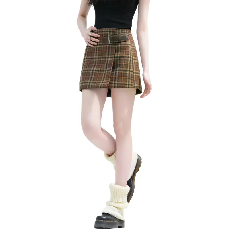 YINLEI Casual Long Skirt Women's-5