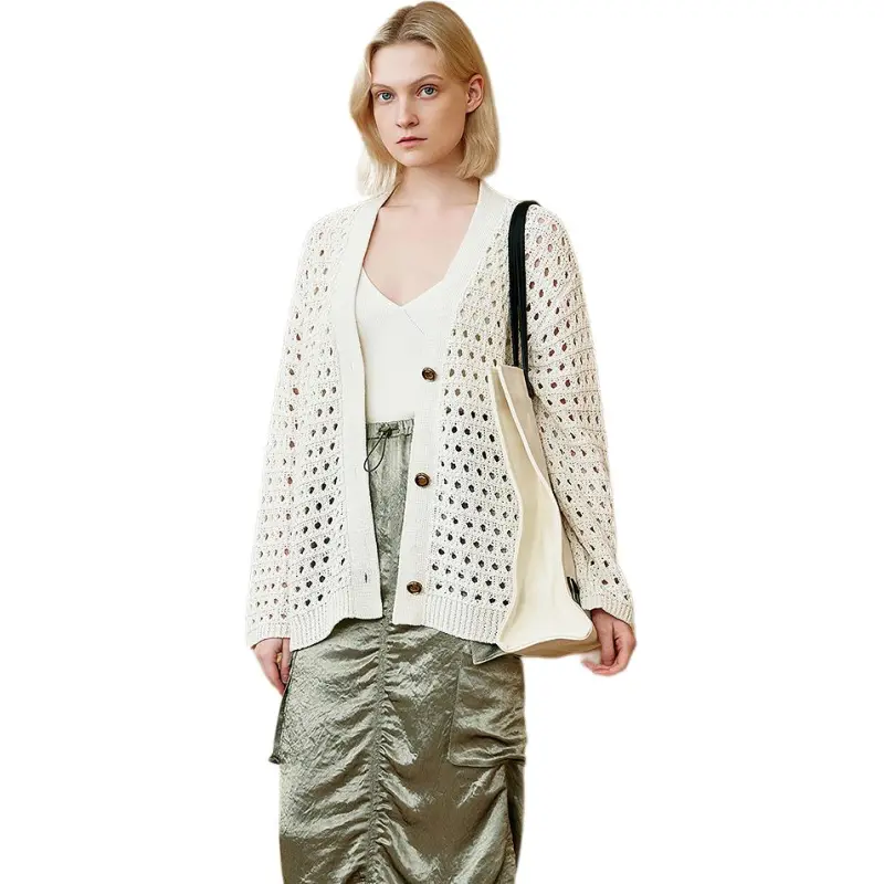 INSUN Knitwear Women's Ecru-4