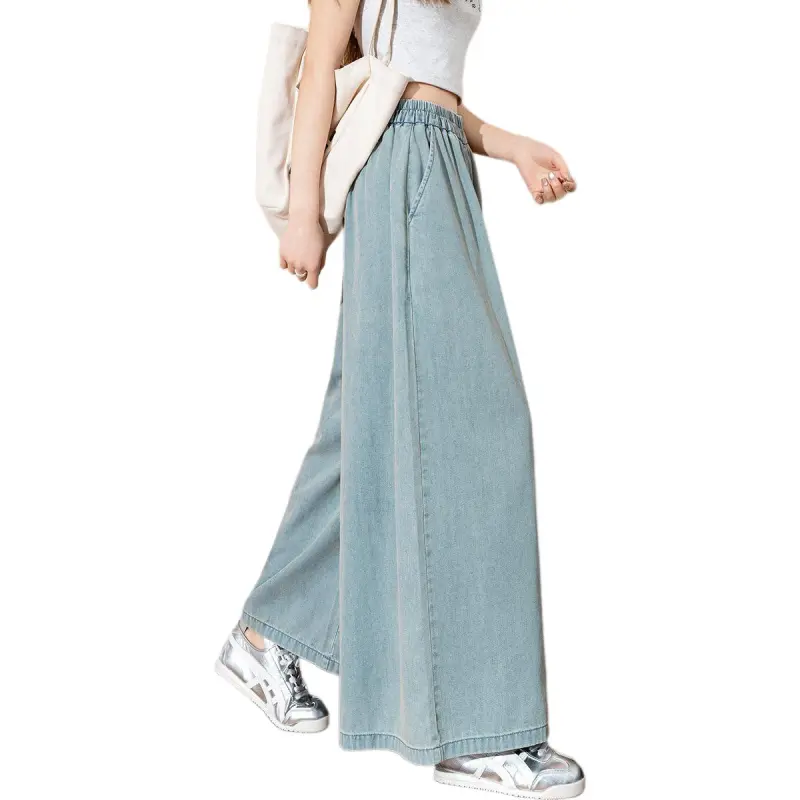 Tonlion Jeans Women's Light Denim Blue-2