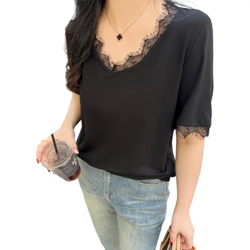 DAMABAIFENBAI Regular T Shirt Women's-2