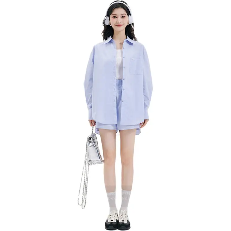 Dajia Poetry Shirt Matching Set Women's-2