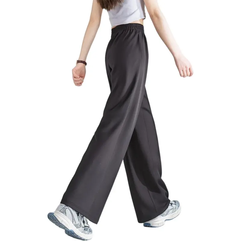 Tonlion Casual Pants Women's Dark Gray-2