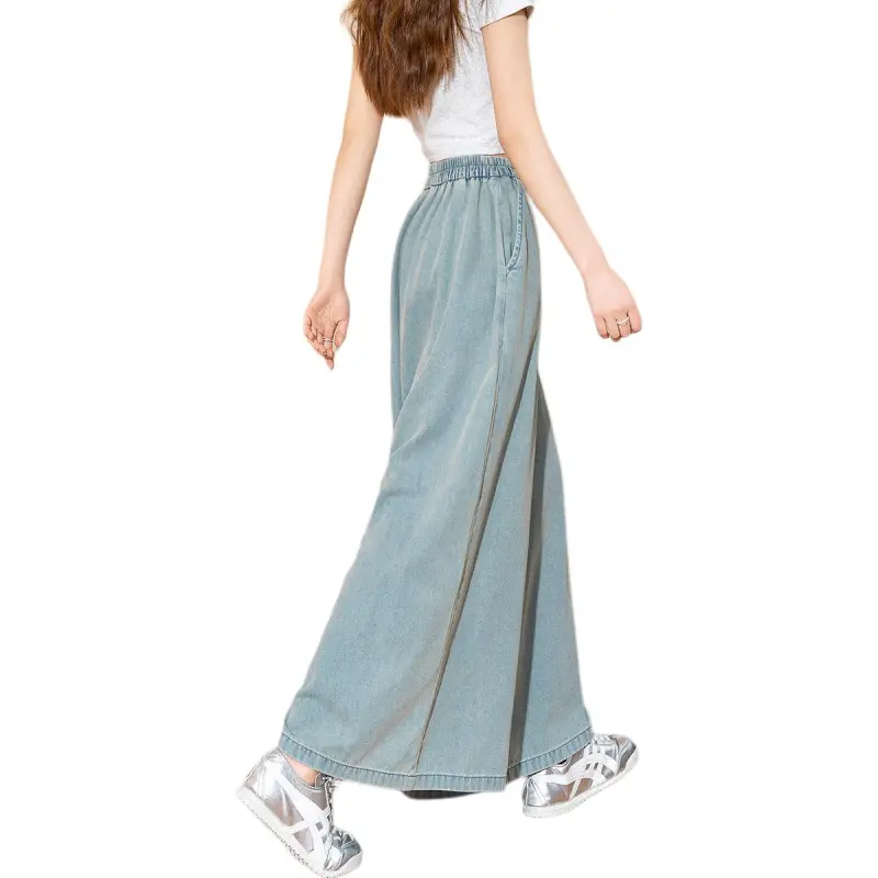 Tonlion Jeans Women's Light Denim Blue-3