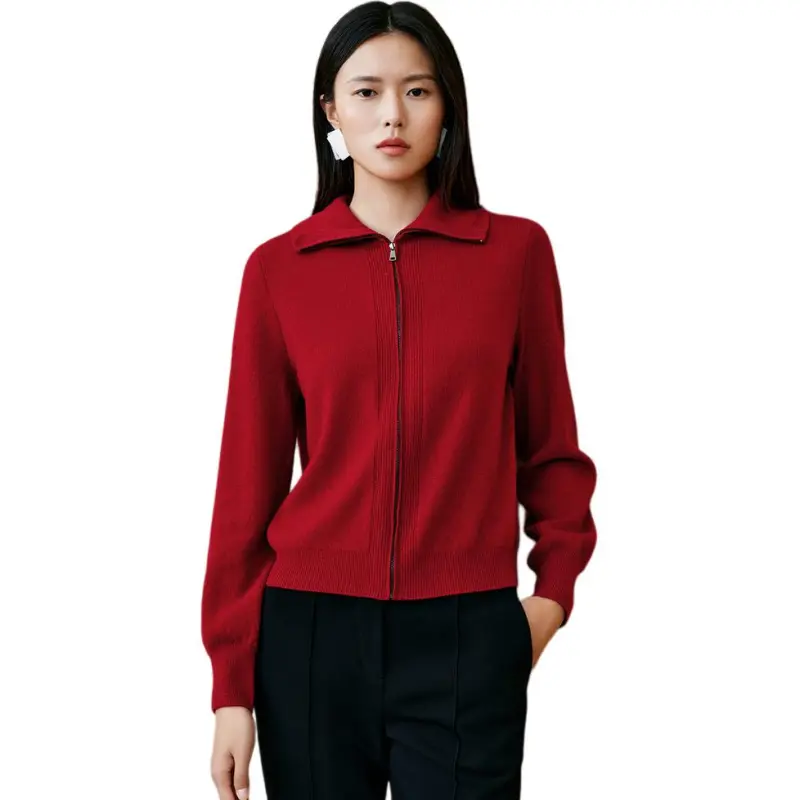 INSUN Knitwear Women's True Red-2