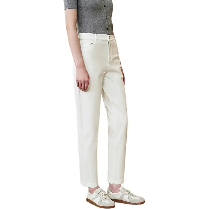 INSUN Jeans Women's White-4