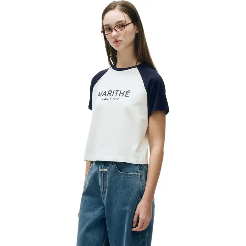 MARITHE FRANCOIS GIRBAUD Raglan Sleeve T Shirt Women's-2