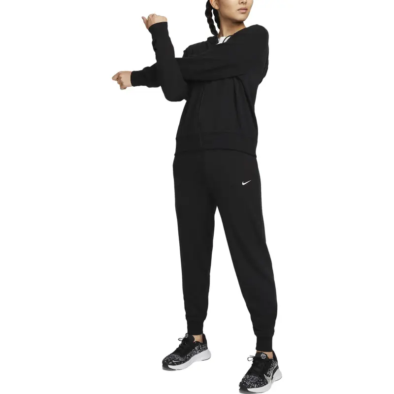 Nike Dri FIT One Women's High Waisted 7/8 French Terry Joggers Black-3