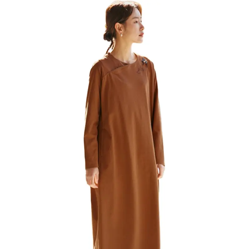 JIXIANGYUER Long Sleeved Dress Women's-1