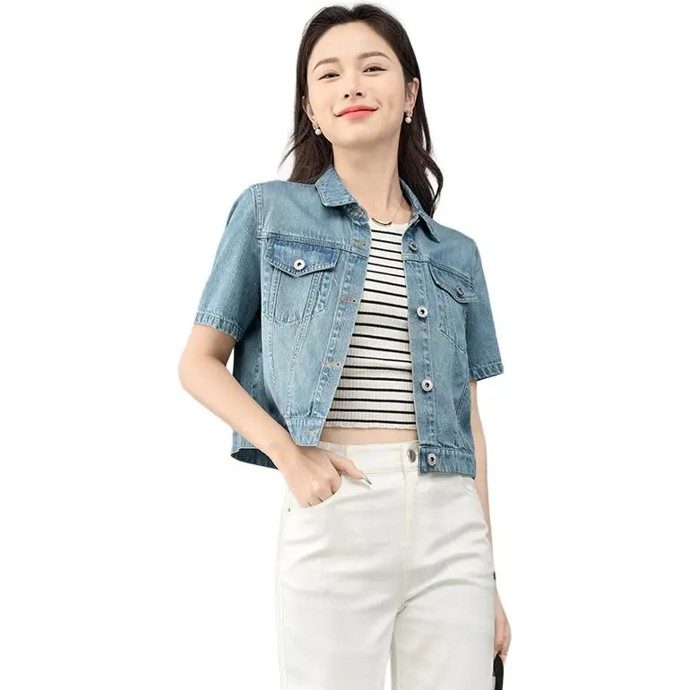 YALIDA Shirts Women's Frost Blue-2
