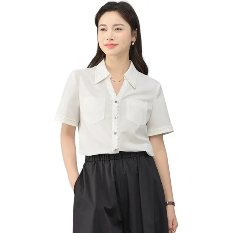 YALIDA Shirts Women's-4