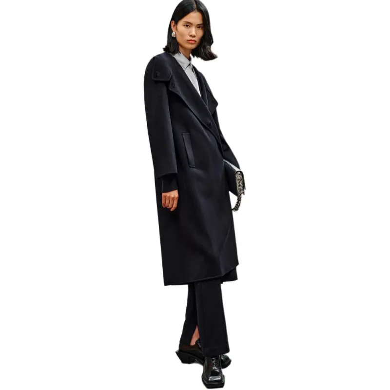 INSUN Coats Women's Navy Blue-1