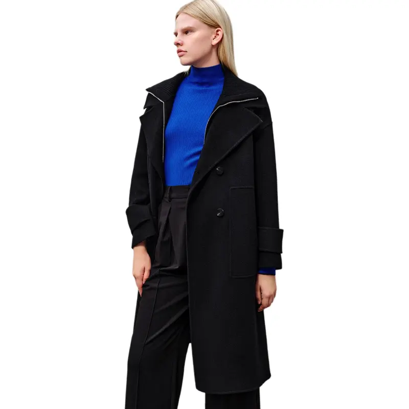 INSUN Coats Women's Black-1