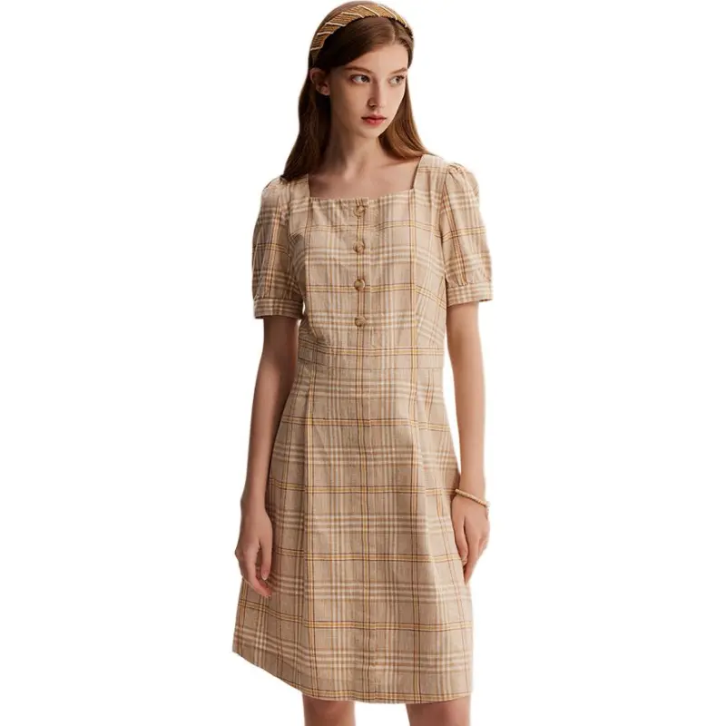 E.land Short Sleeved Dress Women's-2
