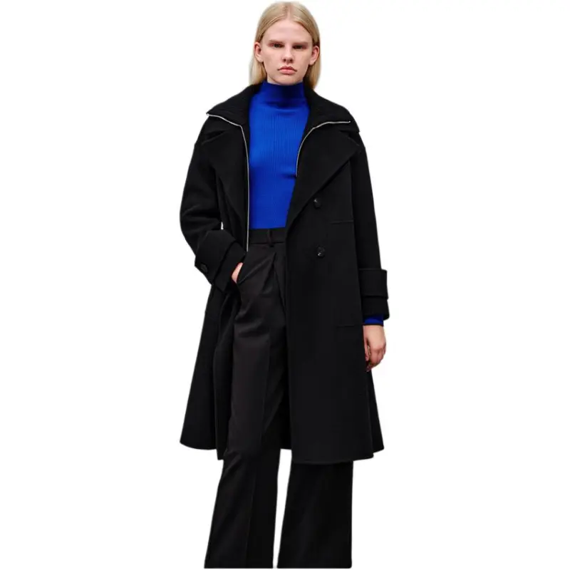 INSUN Coats Women's Black-2