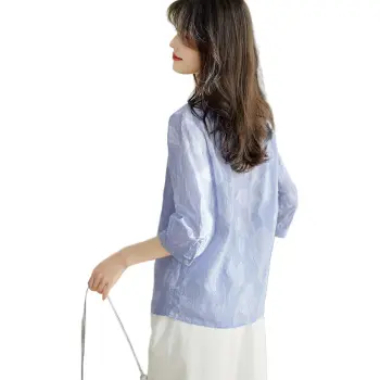 XWI Shirts Women's Blue Stripes