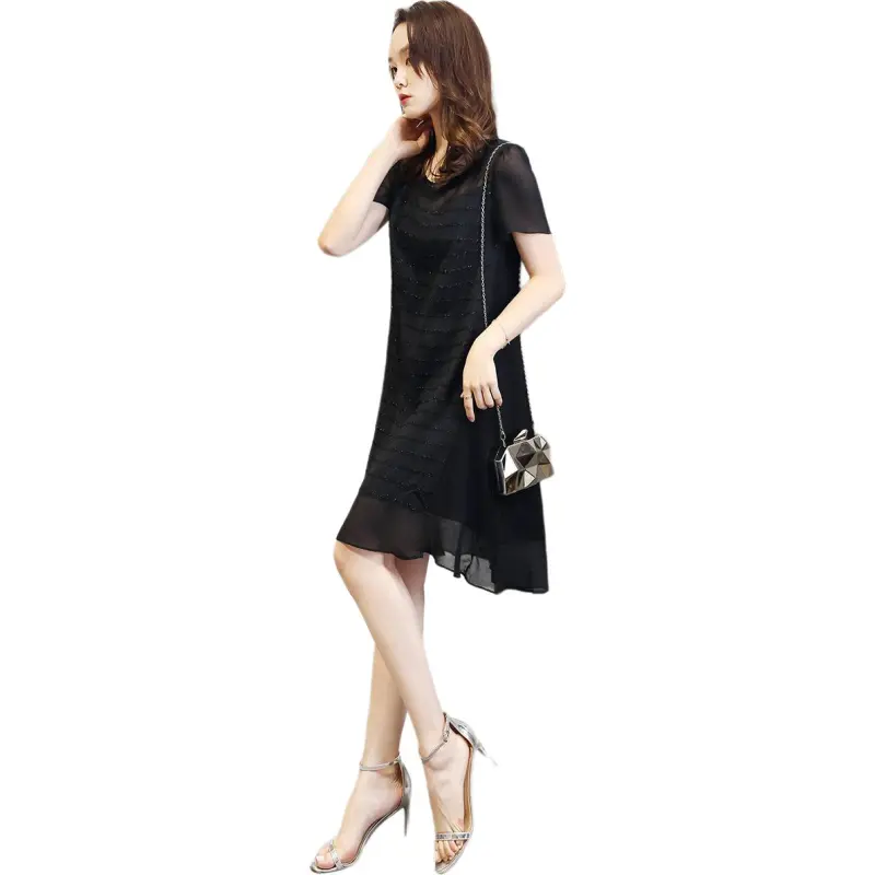 Mo Han Yi Mei Short Sleeved Dress Women's-1