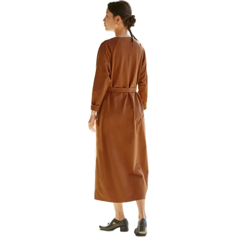JIXIANGYUER Long Sleeved Dress Women's-4