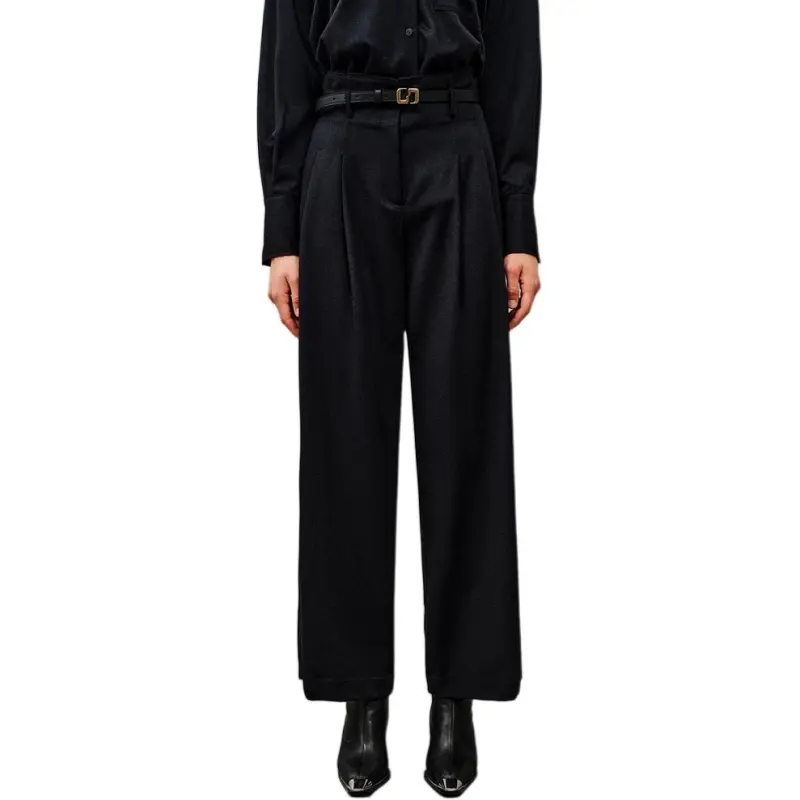 INSUN Casual Pants Women's Navy Blue-4