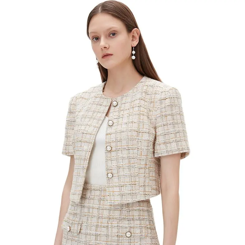 Caroline Jackets Women's Beige-1
