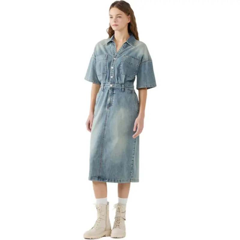 GUESS Short Sleeved Dress Women's-3