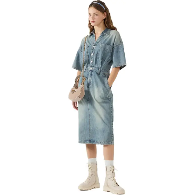 GUESS Short Sleeved Dress Women's-4
