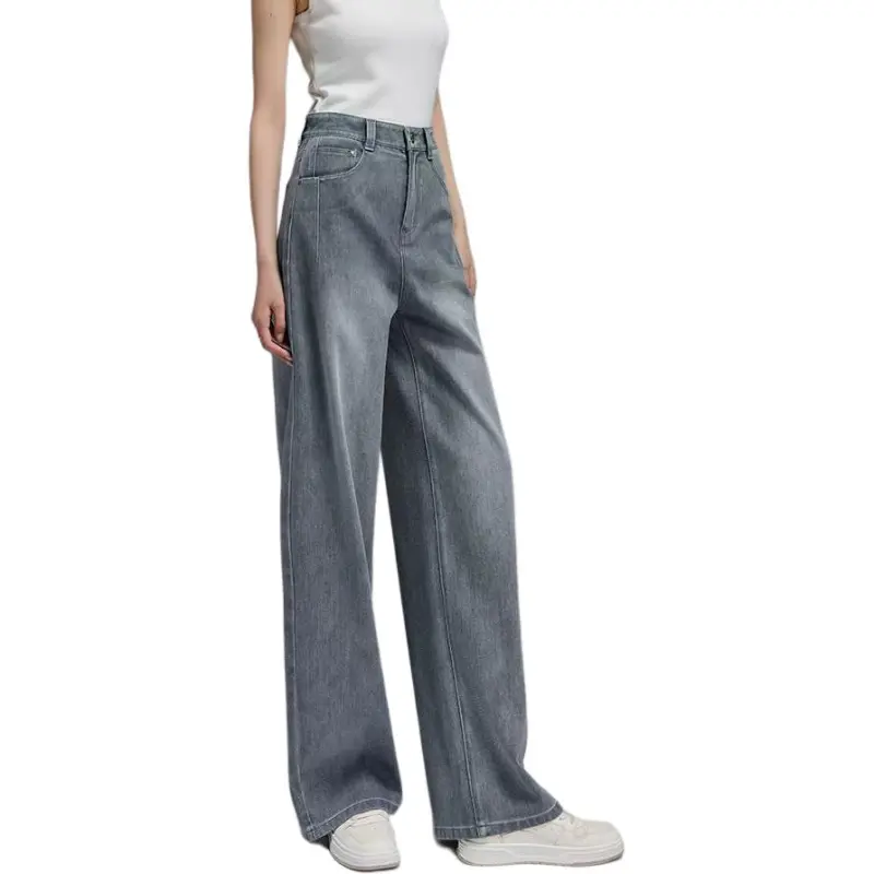 YALIDA Jeans Women's Gray-1