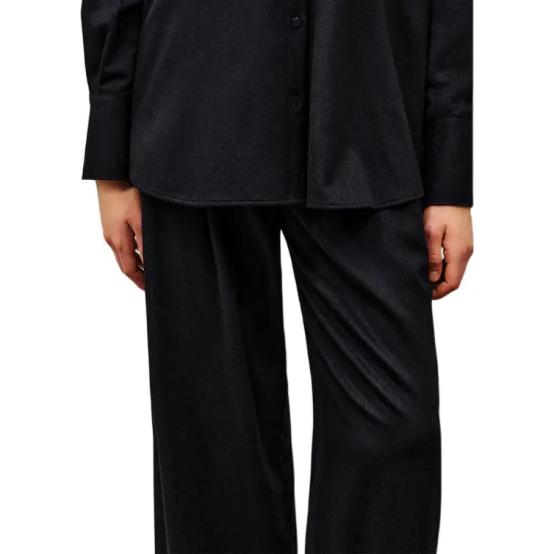 INSUN Casual Pants Women's Navy Blue-5