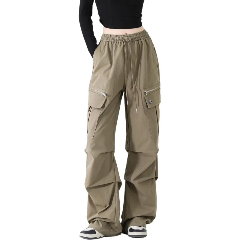 CCAABB Cargo Pants Women's Army Green-2