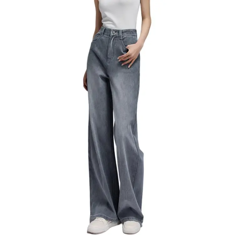 YALIDA Jeans Women's Gray-3